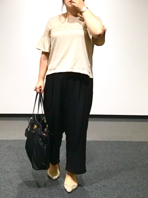 Nan ユニクロのアンクル クロップド ショートパンツを使ったコーディネート Wear