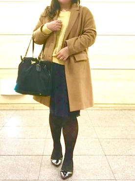 「N（エヌ）のアイテム（トップス）」を使った、nanさん（レディース・164cm）の秋コーディネート