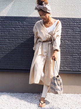 「TODAYFUL（トゥデイフル）のニュアンスサイクルピアス（ピアス（両耳用））」を使った、non0910さん（レディース・158cm）の夏コーディネート