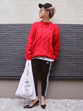 「mysoen（マイソエン）のアイテム」を使った、non0910さん（レディース・158cm）の秋コーディネート