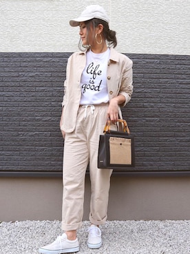 「Jewelna Rose（ジュエルナローズ）のアイテム」を使った、non0910さん（レディース・158cm）の春コーディネート