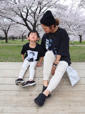 「息子」｜「アイテム（その他）」を使った、non0910さん（レディース・158cm）の春コーディネート