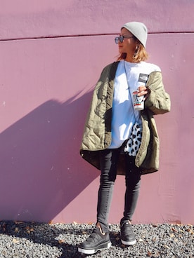 「Cheri（シェリ）のアイテム（パンツ）」を使った、non0910さん（レディース・158cm）の秋コーディネート