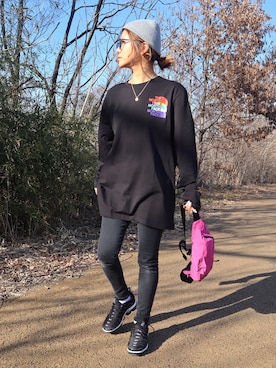 non0910さん（レディース・158cm）の冬コーディネート