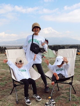 「アイテム（ハット）」を使った、non0910さん（レディース・158cm）の春コーディネート