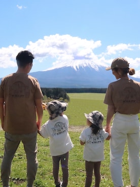「Golden Bear（ゴールデンベア）のアイテム（Tシャツ/カットソー）」を使った、non0910さん（レディース・158cm）の春コーディネート