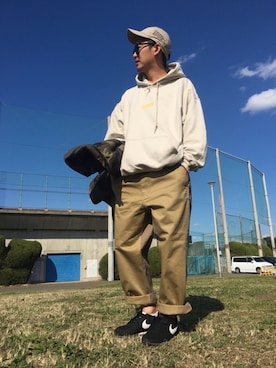 「ベージュコーデ」｜ktさん（メンズ・170cm・40代）の秋コーディネート