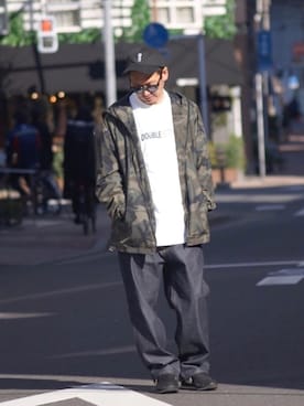 「アイテム（ナイロンジャケット）」を使った、ktさん（メンズ・170cm・40代）の春コーディネート