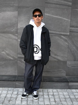 「秋のマイ旬スタイル」｜「アイテム（ナイロンジャケット）」を使った、ktさん（メンズ・170cm）の秋コーディネート