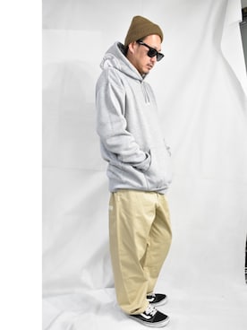 「DOUBLE STEAL（ダブルスティール）のアイテム」を使った、ktさん（メンズ・170cm）の冬コーディネート