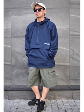 「アイテム（マウンテンパーカー）」を使った、ktさん（メンズ・170cm・40代）の春コーディネート