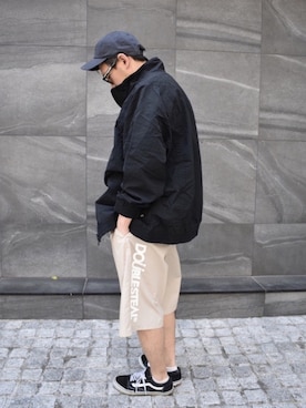 「アイテム（ナイロンジャケット）」を使った、ktさん（メンズ・170cm・40代）の春コーディネート