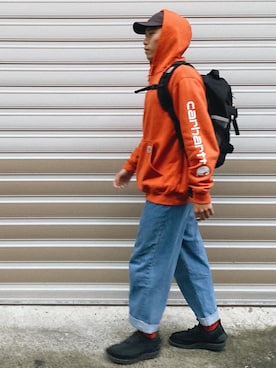 「UNIQLO（ユニクロ）の50色ソックス（消臭機能付き）（ソックス/靴下）」を使った、chiehchi さん（メンズ・175cm）の冬コーディネート