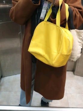 「GOGOSING（ゴゴシング）のアイテム（ジャケット/アウター）」を使った、010101さん（レディース・158cm）の冬コーディネート