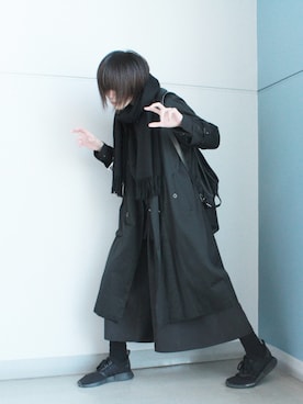 「SALON adam et rope'（サロン アダム エ ロペ）のアイテム」を使った、FGさん（メンズ・182cm）の冬コーディネート