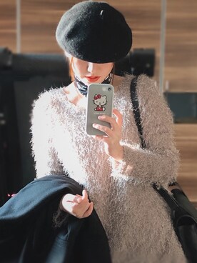 「rosebullet（ローズブリット）のアイテム」を使った、尼可Nikooさん（レディース・160cm）の冬コーディネート