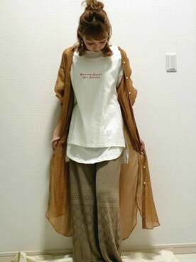 「LBC（エルビーシー）のアイテム（ワンピース/ドレス）」を使った、mii♡さん（レディース・160cm）の春コーディネート