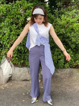 「H&M（エイチ・アンド・エム）のアイテム（腕時計）」を使った、naaさん（レディース・154cm）の夏コーディネート