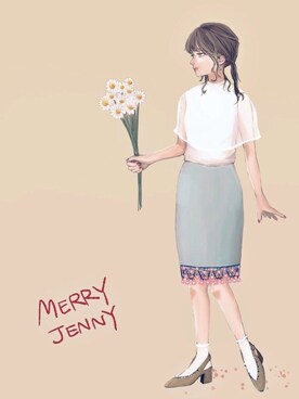 オヒナさんの（merry jenny | メリージェニー）を使ったコーディネート