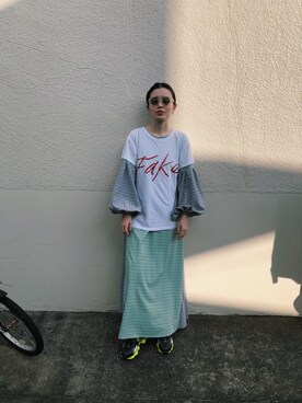 「Lyta（リタ）のアイテム」を使った、ykoさん（レディース・167cm）の冬コーディネート