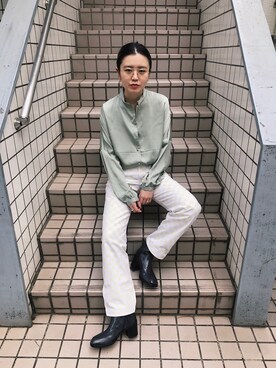 「Lyta（リタ）のアイテム」を使った、ykoさん（レディース・167cm）の冬コーディネート