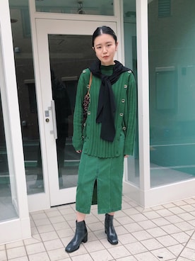 「Lyta（リタ）のアイテム」を使った、ykoさん（レディース・167cm）の冬コーディネート