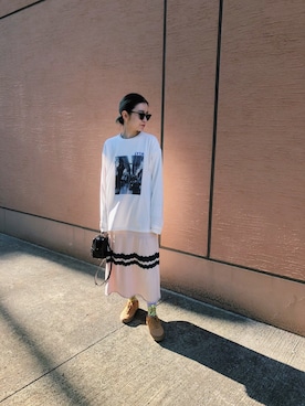 「Lyta（リタ）のアイテム」を使った、ykoさん（レディース・167cm）の冬コーディネート