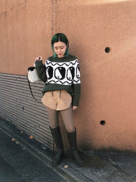 Black Weirdos Yin-Yang Sweater (20AW-KN01)を使った人気ファッション ...