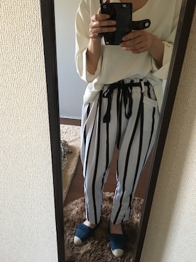 「靴」｜「アイテム（スリッポン）」を使った、pannaさん（レディース・163cm）の夏コーディネート