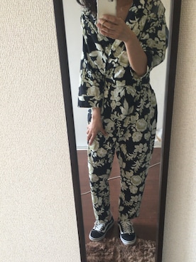 「MURUA（ムルーア）のアイテム（つなぎ/オールインワン）」を使った、pannaさん（レディース・163cm）の夏コーディネート