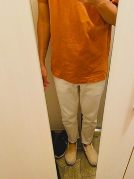 「アイテム（スリッポン）」を使った、トムリドルさん（メンズ・172cm・20代）の夏コーディネート
