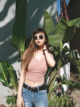 kina igarashiさん（レディース・162cm）の夏コーディネート