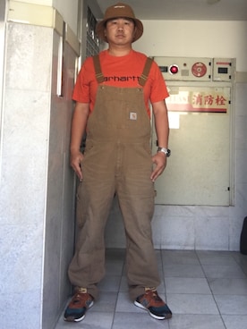 「working style」｜「アイテム（帽子）」を使った、IANさん（メンズ・174cm）の秋コーディネート