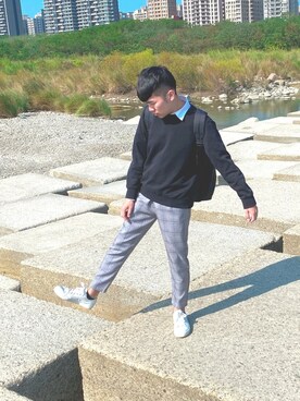 「SPAO（スパオ）のアイテム」を使った、Danielさん（メンズ・170cm）の夏コーディネート
