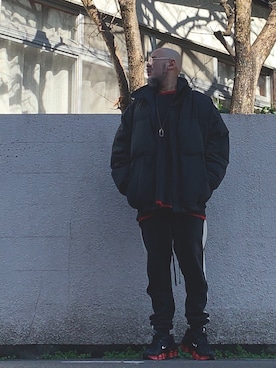 「skepta」｜おーすちんさん（メンズ・180cm）の冬コーディネート