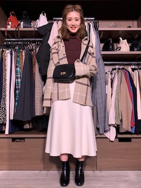 ふじこさん（レディース・168cm）の冬コーディネート