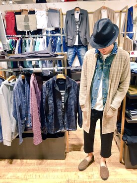 カーディガン ボレロを使った 梅田 のメンズ人気ファッションコーディネート Wear