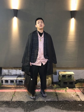 「アイテム（フォーマルスーツ/小物）」を使った、Eddie Linさん（メンズ・170cm・10代）の秋コーディネート