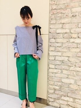 「マリン」｜harukaさん（レディース・158cm）の冬コーディネート