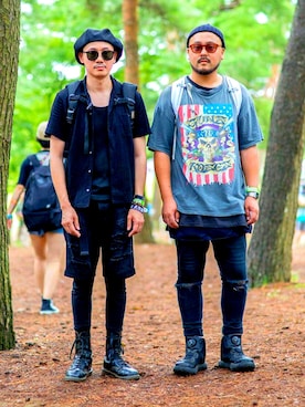 「MARQUEE（マーキー）のアイテム」を使った、kazuhikoyamadaさん（メンズ・172cm）の冬コーディネート