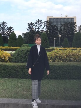 「:CHOCOOLATEのアイテム（ジャケット/アウター）」を使った、nikoさん（レディース・162cm）の冬コーディネート