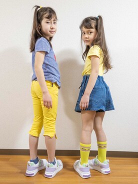 ekaemiさん（キッズ・125cm）の春コーディネート