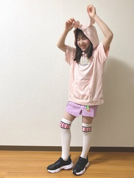 「アニマル」｜「アイテム（その他）」を使った、ekaemiさん（キッズ・140cm）の冬コーディネート