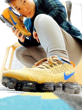 「asos（エイソス）のアイテム（その他アウター）」を使った、SNKRGIRL編集部スタッフコーデ さん（レディース・155cm）の秋コーディネート