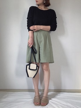 「KOBE LETTUCE」｜「アイテム（その他）」を使った、ayakaさん（レディース・153cm）の春コーディネート