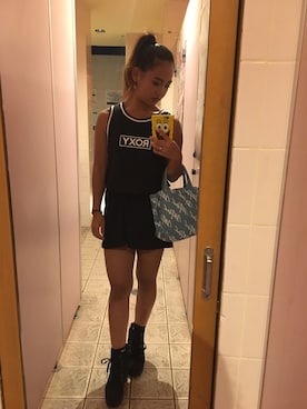 「ROXY（ロキシー）のアイテム（ワンピース/ドレス）」を使った、senllyさん（レディース・153cm）の冬コーディネート
