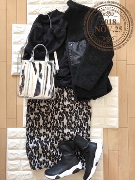 まりなさん（レディース・165cm）の秋コーディネート