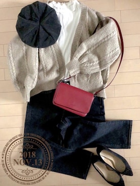 まりなさん（レディース・165cm）の秋コーディネート