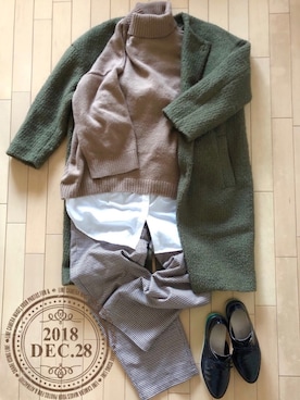 まりなさん（レディース・165cm）の冬コーディネート
