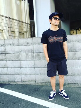 「Tilak（ティラック）のアイテム（パンツ）」を使った、ナカムさん（メンズ・167cm）の夏コーディネート